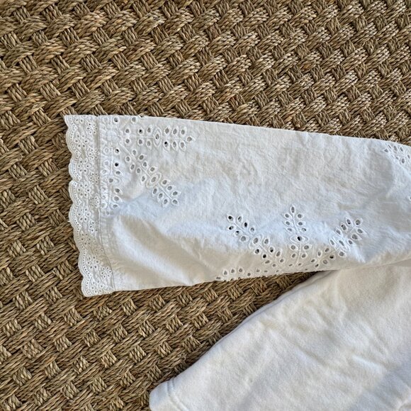 Eyelet-sleeve Sweatshirt - Picture 5 of 11